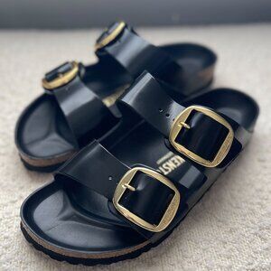 BIRKENSTOCK Arizona High Shine Big Buckle Sandal